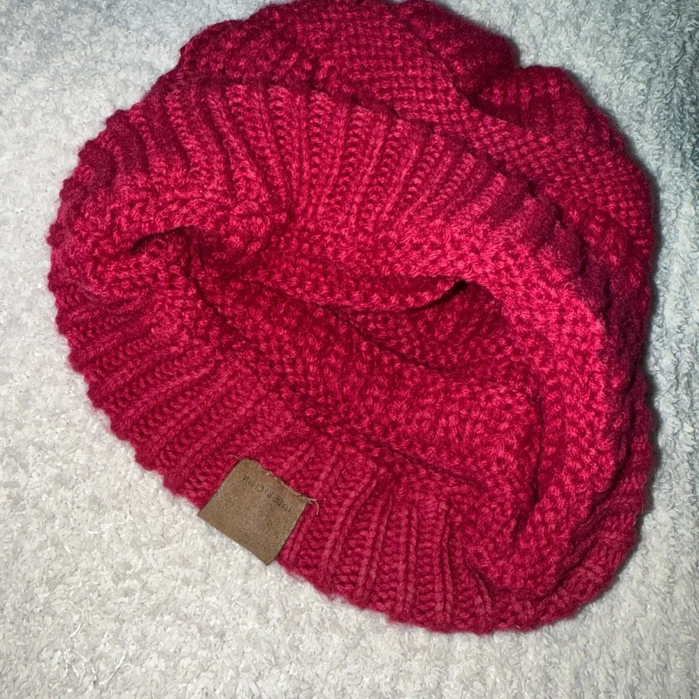 C.C Ribbed Kit Solid Color Beanie - Picture 5 of 5